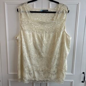 Penningtons Cream Floral Lace Camisole